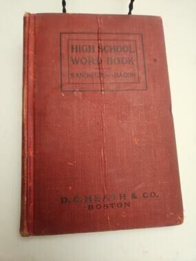 The High School Word Book By Richard L Sandwick And Bacon Rare Vintage Read